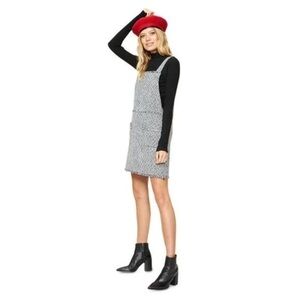 Revolve Minkpink Valerie Pinnie Dress in Black & White